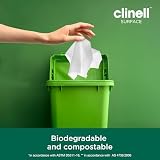 Clinell Universal Biodegradable Disinfectant Wipes 140 Pack Plastic-Free view 4
