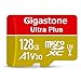 Gigastone 128GB Micro SD Card, A1 V30 Run App for Smartphone, UHD 4K Video Recording, High speed 4K Gaming 100MB/s, Micro SDXC UHS-I U3 C10 Class 10 Memory Card with Adapter