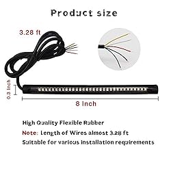 LivTee Universal 8" Flexible LED Light Strip with