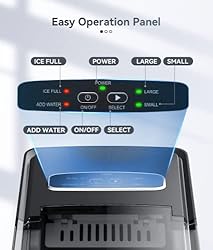 ecozy Portable Ice Maker Countertop, 9 Cubes Ready