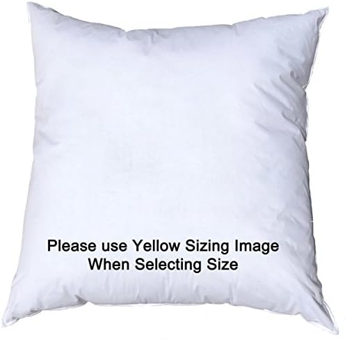 Pillowflex Premium Polyester Throw Pillow Insert - 13x13 - Ultra Soft Small Square Throw Pillow, Couch Sham, Lumbar, Back, Sofa - Machine Washable - Decorative Accent Form - 1 Soft Pillow