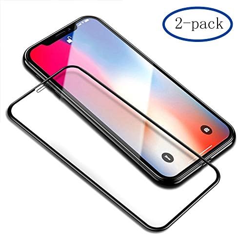 [2-Pack] Screen Protector Compatible iPhone X/Xs,Full Coverage,Case Friendly,Tempered Glass for iPhone X/XS,5.8Inch,Anti-Scratch,9H Hardness
