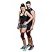 Perpetuum Sports Bundle: 1 Knee Compression Sleeve Support & 1 Knee Patella Strap | Aids in Rehabilitation, Helps Ease Pain and Stiffness During Basketball, Weightlifting, Crossfit, Running & More