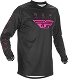 Fly Racing Adult F-16 Motorsports Jersey, Black/Pink