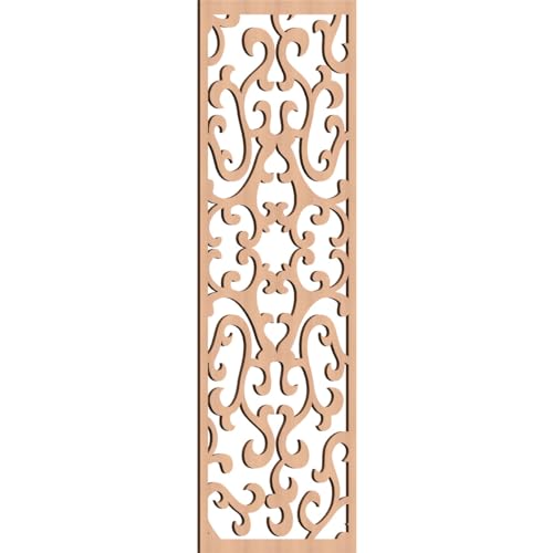 Smithfield Decorative Pierced Fretwork Wood Wall Panels, 19 3/8"W x 49 3/8"H x…
