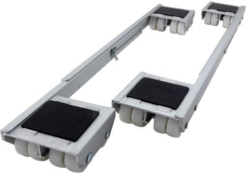 Shepherd Hardware 9603 Adjustable Aluminum Appliance Rollers 2Pack