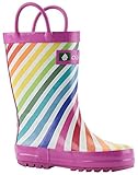 Oakiwear Kids Rubber Rain Boots with Easy-On