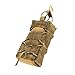 High Speed Gear - Radio Pop-Up Taco MOLLE Pouch, Police Gear & Military Gear, MOLLE Radio Pouch, Tactical Pouch for Professionals (Coyote Brown)