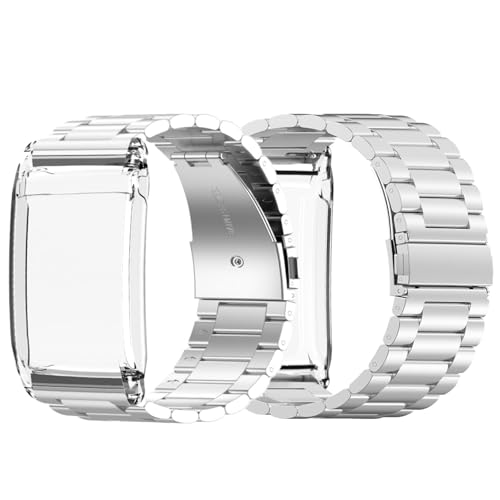 TGIYK Replacement Stainless Steel Band for WHOOP 5.0 4.0 Life MG, Peak, One – Quick Release Metal Strap with Folding Clasp, Adjustable Wristband for Men & Women