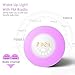 Sunrise Alarm Clock, Wake Up Light with 6 Nature Sounds, FM Radio, Color Light, Bedside Sunrise Simulator (New-White)