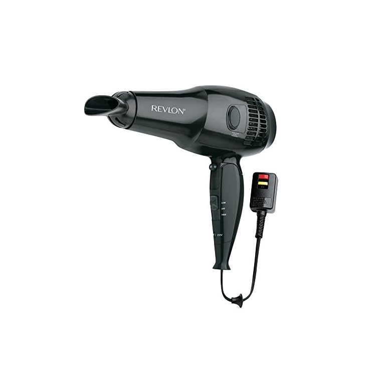 Revlon 1875W Full Size Travel Hair Dryer with Retractable Cord