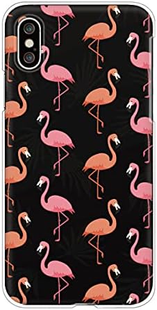 Amazon Co Jp Aquos Sense3 Plus Shv46 Sh M11 センス3 アクオス 対応スマホケース J ブラック フラミンゴ柄 動物 鳥 夏 イラスト レトロ おしゃれ かわいい くすみカラー Case6327 家電 カメラ
