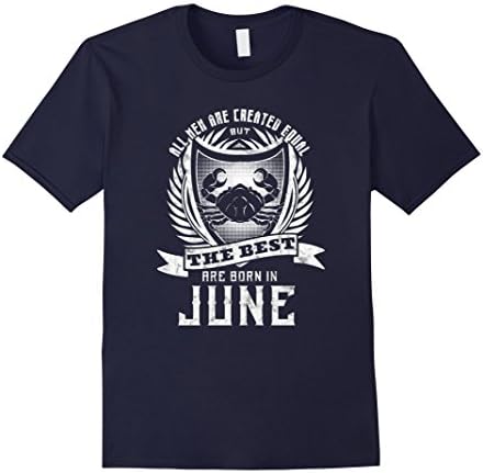 Mens Cancer Zodiac - The Best Are Born In June T Shirt Large Navy
