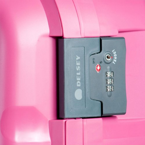 Delsey Luggage Helium Colours Lightweight Hardside 4 Wheel Spinner