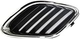 Evan-Fischer EVA17772018254 Grille Assembly Passenger Side RH Grill Plastic shell and insert Chrome with black