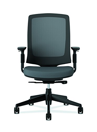 HON Lota Office Chair - Mid Back Mesh Desk Chair Conference Room Chair, Charcoal (H2281)