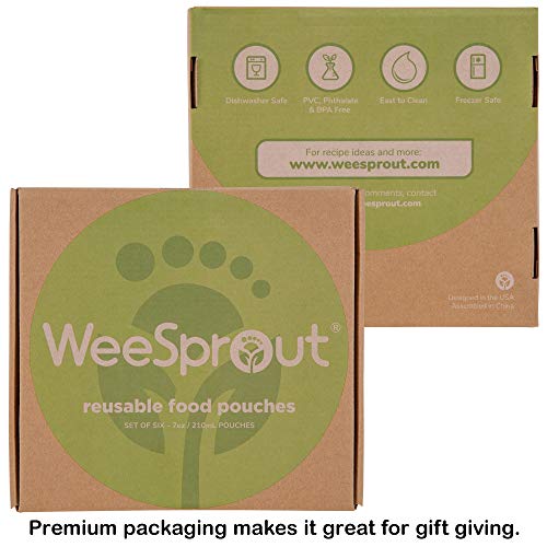 4 WeeSprout+Double+Zipper+Reusable+Pouch