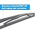 Rear Wiper Blade,ASLAM 12B Rear Windshield Wiper Blades Type-E for Original Equipment Replacement,Exact Fit(Pack of 2)