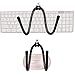 YYST Keyboard Mouse Wall Mount Wall Holder Wall Rack - No Keyboard No Mouse