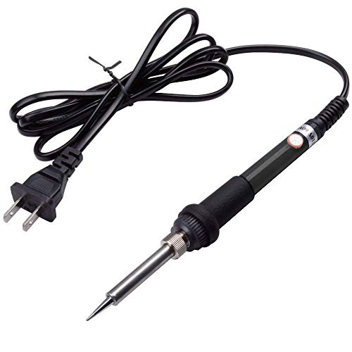GLE2016 Electric Soldering Iron Kit 60W Adjustable Temperature Welding Soldering Iron with 5pcs Different Tips, 1 Solder Wire 1.0mm Dia. (Soldering Irons)