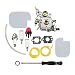 ANTO C1M-W26 Carburetor with Air Filter Fuel Line Filter Kit for Poulan Chainsaw P3416 P3816 P4018 PP3416 PP3516 PP3816 PP4018 PP4218 PPB3416 PPB4018 PPB4218 primary