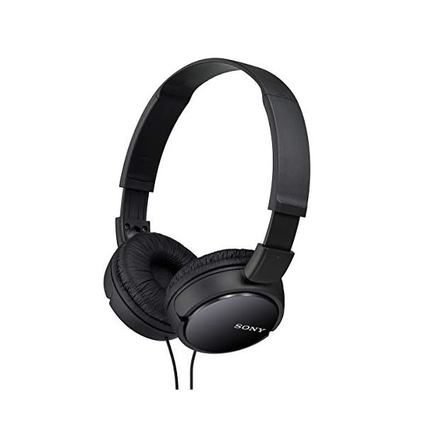 Sony ZX Series Wired On-Ear Headphones, Black MDR-ZX110