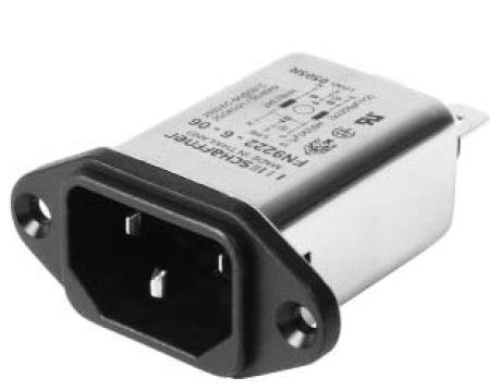 AC Power Entry Modules 15A COMPACT HIGH-PERFORMANCE (1 piece)