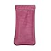 CTM Women's Leather Fashion Color Eyeglass Holder and Case