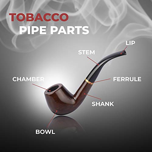 Tobacco Pipe Smoking Pipe Kit Stylish, Cool and Distinguished Wood