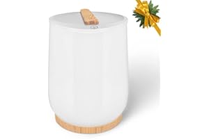 BONRCEA Upgrade Towel Warmers Timer Function Auto Shut Off 20L Large Capacity Hot Towel Warmers Bucket Portable for Bathroom, Ideal Gift for Valentine's Day, White