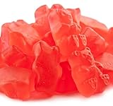 Fresh Strawberry Gummi Gummy Bears Candy 5 Pound Bag (Bulk)
