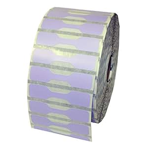 Amazon.com : Zebra Printer Compatible 10010064 Lavender Jewelry Labels - Barbell Style - 3510 ...