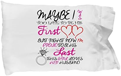 Perfect Valentines Gift for Husband - This Girl Loves her Husband Pillowcase