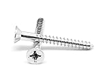 #3 x 3/4" Wood Screw Phillips Flat Head Low Carbon