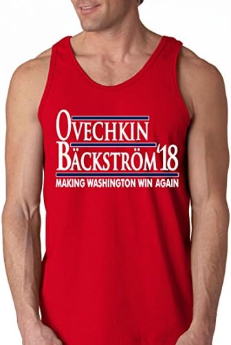 WB SHIRTS RED Washington Ovechkin Bäckström 18" Tank Top Adult