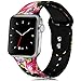 KOLEK Bands with Compatible Apple Watch Series 4/3/2/1 42mm 44mm, Flower Bands Compatible for iWatch for Women/Men, M/L