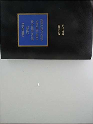 Amazon Com Virginia Civil Benchbook For Judges And Lawyers 2017