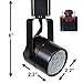 Direct-Lighting H System 3000K GU10 LED Track Lighting Head Black - 3000K Warm White 7.5W LED Bulb 50154L-3K-BK