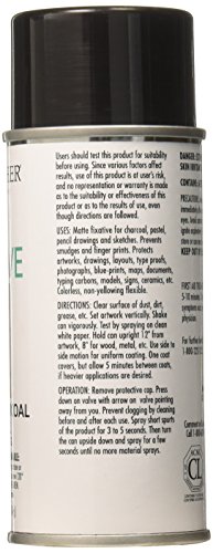 Grumbacher 649 4-3/4-Ounce Final Fixative, Matte Spray Can