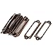 uxcell Office Library 60x17mm File Drawer Tag Label Holder Copper Tone 20 Pcs