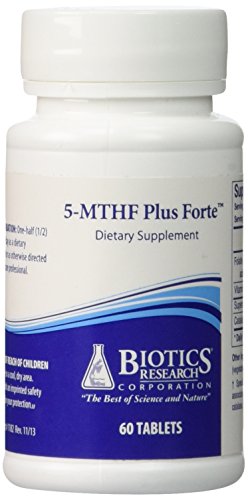 5-MTHF Plus Forte 60 Tablets By Biotics Research 5-MTHF Plus Forte 60 Tablets By Biotics Research
