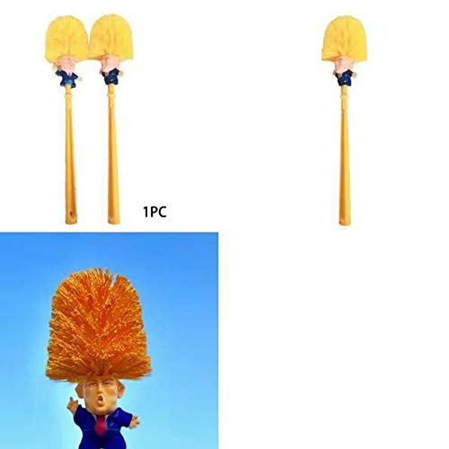 PartLand Toilet Brush with Stand,Make Your Toilet Great Again,Toilet Scrubber,Original Toilet Brush,Commander in Crap - Thumbnail 4