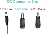 Security-01 24V DC 1.5A Power Supply UK Plug 5.5x2.1mm 5.5x2.5mm Tips view 2