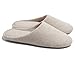 Ofoot Women's Cotton Memory Foam Washable Anti-Slip Indoor Slippers