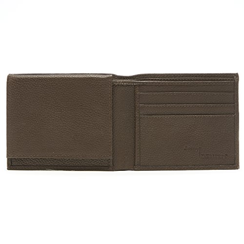 Access Denied Mens RFID Blocking Wallet Bi-Fold Leather (Chocolate Truffle-Pebble)