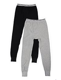 Pantalones cortos de ropa interior térmica de gofres clásicos de Fruit of the Loom para hombres (1 y 2 paquetes)