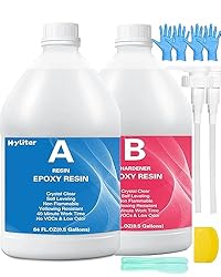 Hyliter Epoxy Resin Kit, Upgraded 1 Gallon Clear