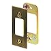 Prime-Line E 2480 Security Deadbolt Strike, 2-3/4 In., Steel, Antique Brass (Single Pack)
