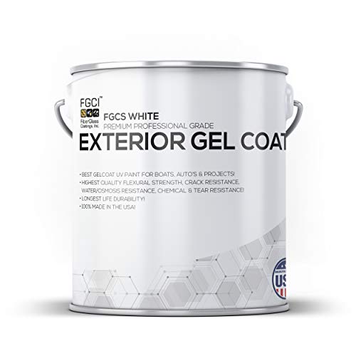 FGCS WHITE Boat Paint, EXTERIOR GEL COAT KIT FGCS WHITE Boat Paint, EXTERIOR GEL COAT KIT