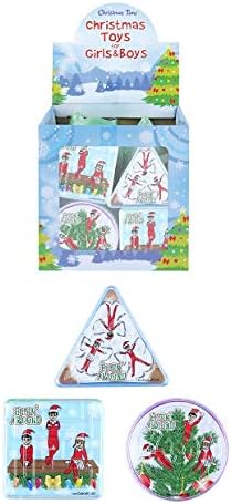 HENBRANDT 6 x Mini Elfin Around Christmas Xmas Maze Puzzle Boys Girls Toys Party Favour Stocking Filler, Red, White, Green, Blue, 6 cm - Image 3
